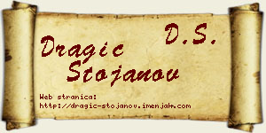 Dragić Stojanov vizit kartica
